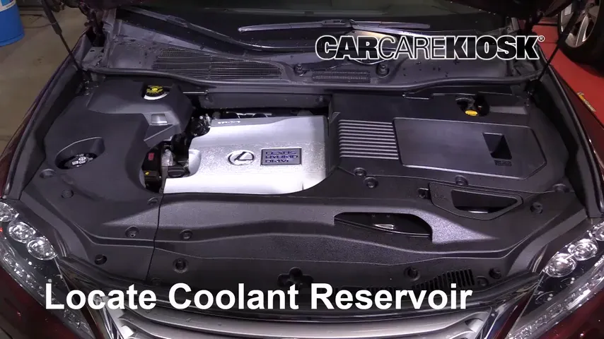 2013 Lexus RX450h 3.5L V6 Refrigerante (anticongelante) Agregar refrigerante